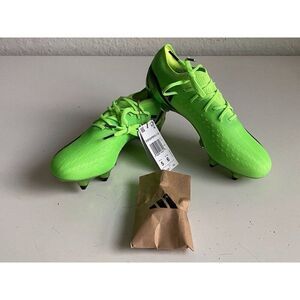Adidas Speedportal.1 SG GW8440 Elit Green Soccer Cleats Data Pack Men's Sz 5 W 6